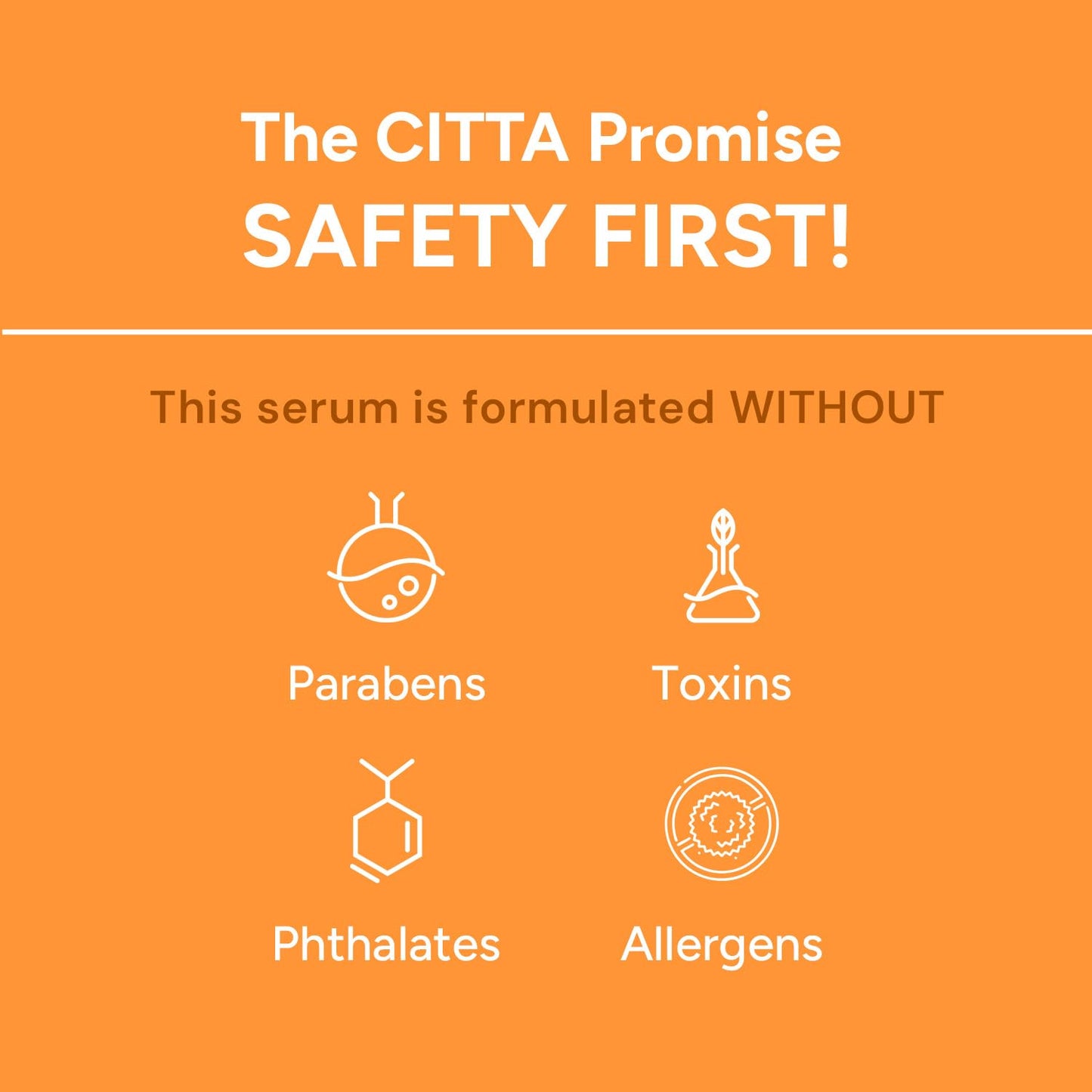 CITTA Vitamin C Brightening Face Serum For Glowing Skin | Triple Power Brightening Formula | Vitamin C Serum For Pigmentation | Ascorbic Acid | Kakadu Plum Vitamin C Serum | For All Skin Types | Face Serum | Men & Women | 30 ml