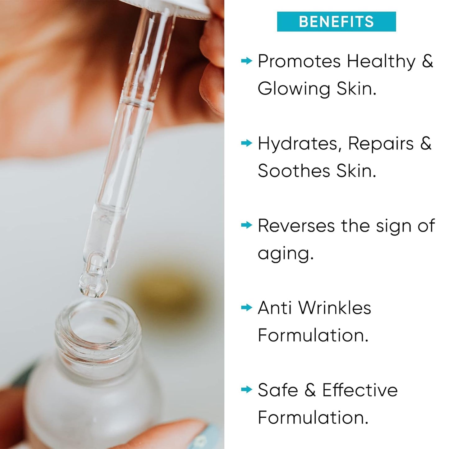 UrbanBotanics 2.5% Hyaluronic Acid Serum for Intense Hydration, Glowing Skin & Fines Lines | Daily Hydrating Face Serum For Women & Men with Dry, Normal & Oily Skin, 30 ml
