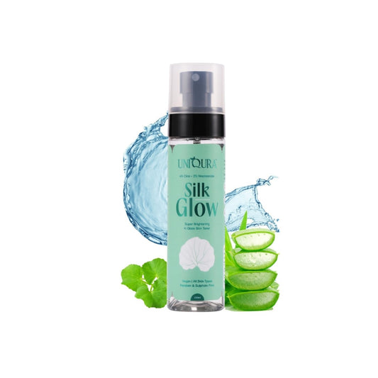 Uniqura 2 % Niacinamide Rice Water Toner Korean With Ceramides, Centella & Licorice Root Extract 100Ml |Brightening & Glass Skin Face Toner For Women & Men| Cica Toner For Tightening Pores & Instantly Hydrates