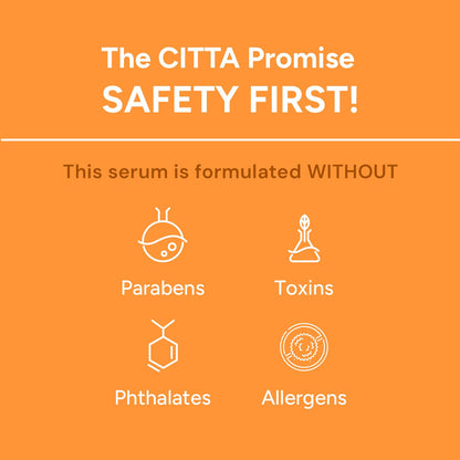 CITTA Vitamin C Brightening Face Serum For Glowing Skin | Triple Power Brightening Formula | Vitamin C Serum For Pigmentation | Ascorbic Acid | Kakadu Plum Vitamin C Serum | For All Skin Types | Face Serum | Men & Women | 30 ml