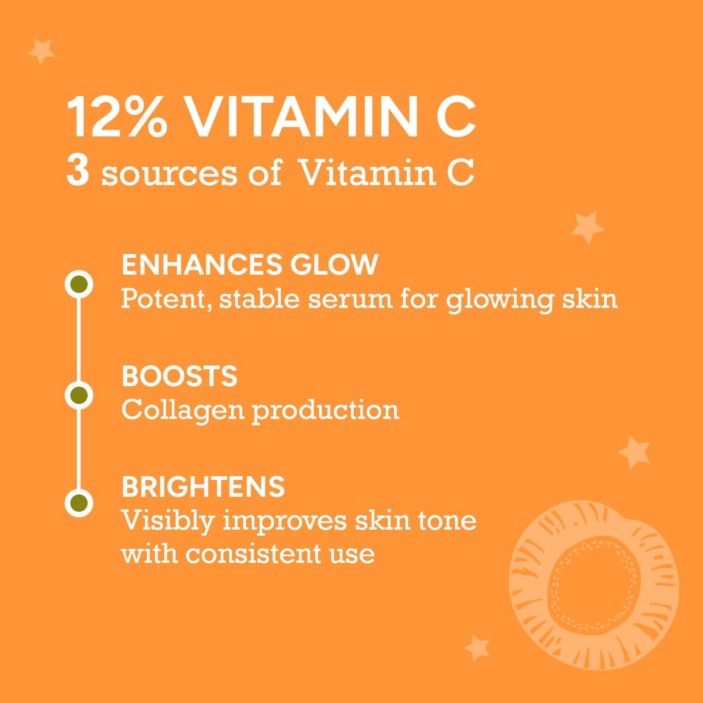 CITTA Vitamin C Brightening Face Serum For Glowing Skin | Triple Power Brightening Formula | Vitamin C Serum For Pigmentation | Ascorbic Acid | Kakadu Plum Vitamin C Serum | For All Skin Types | Face Serum | Men & Women | 30 ml